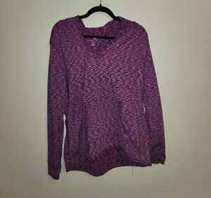 Tangerine Women's Marled Pink & Purple Hoodie